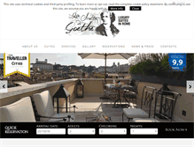 Tablet Screenshot of lasceltadigoethe.com